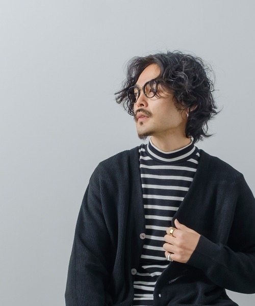 improves（インプローブス）の「ボーダー柄 スムース ハイネック ロンT（Tシャツ/カットソー・メンズ・ブラック×ホワイト/ホワイト×ブラック・MEDIUM/LARGE）」の10枚目の写真