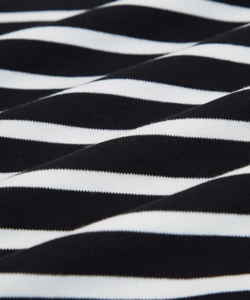 improves（インプローブス）の「ボーダー柄 スムース ハイネック ロンT（Tシャツ/カットソー・メンズ・ブラック×ホワイト/ホワイト×ブラック・MEDIUM/LARGE）」の14枚目の写真