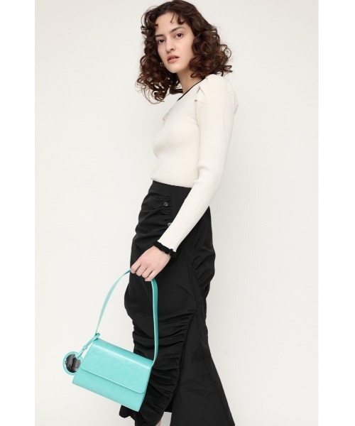 SLY(スライ)の「SIDE THIN BAG ショルダー バッグ(ショルダーバッグ・レディース・イエロー系その他/ライトブルー/ブラック・FREE)」の19枚目の写真
