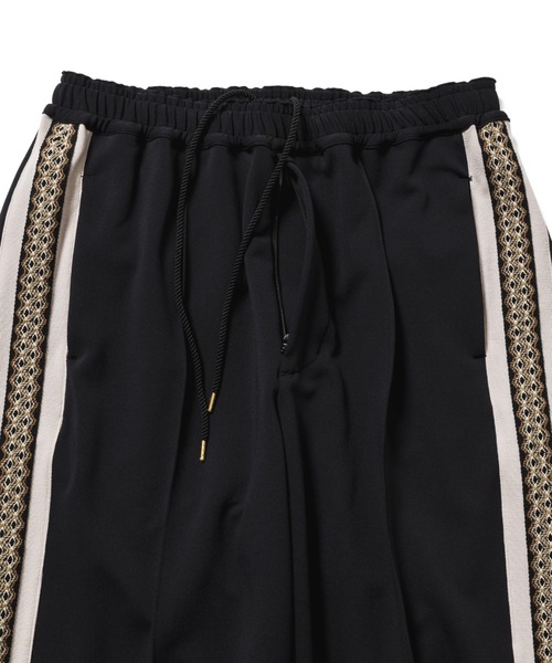 SASQUATCHfabrix.（サスクワァッチファブリックス）の「Sasquatchfabrix./サスクワッチファブリックス/LACE TAPE TRACK PANTS（その他パンツ・メンズ・ワイン/ブラック・LARGE/MEDIUM）」の7枚目の写真