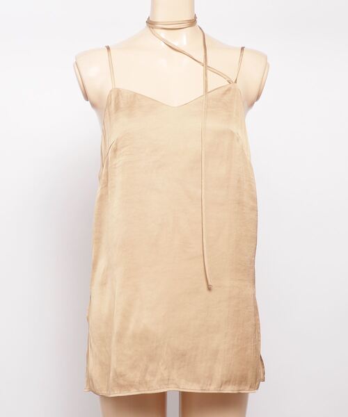 CLANE（クラネ）の「CLANE SLANT ARRANGE RIBBON CAMISOLE