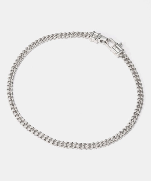 TOM WOOD（トムウッド）の「TOM WOOD curb chain silver bracelet トムウッド カーブチェーン シルバー ブレスレット（ブレスレット・レディース・シルバー・MEDIUM/LARGE）」の5枚目の写真