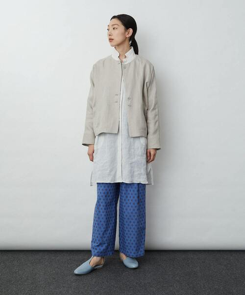LOISIR（ロワズィール）の「リネンツイルドルマンスリーブジャケット
