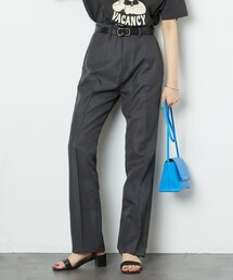 FREAK'S STORE | ▽【WEB限定】ハイウエストカラースラックスパンツ(スラックス)