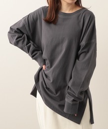 配色ステッチラグランロンT 272795