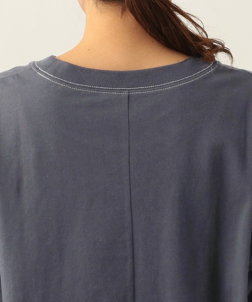 Heather(ヘザー)の「配色ステッチラグランロンT 272795(Tシャツ/カットソー・レディース・チャコールグレー/オフホワイト・FREE)」の10枚目の写真