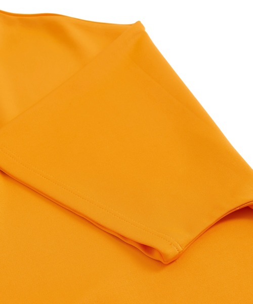 NO ID.(ノーアイディ)の「【NO ID.】Bonding Switch Dolman Sleeve Pullover / ボンディング 切替 ドルマン スリーブ プルオーバー(Tシャツ/カットソー・メンズ・イエロー/ホワイト/ブラック/カーキ・ONE SIZE)」の12枚目の写真