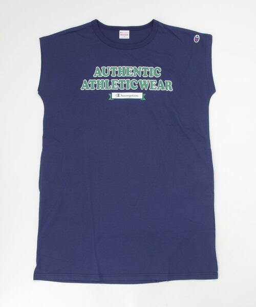 Champion（チャンピオン）の「【Champion/チャンピオン】キッズ フレンチスリーブワンピース（ワンピース・キッズ・ベージュ/ネイビー/グレー・140/160/130/150）」の3枚目の写真