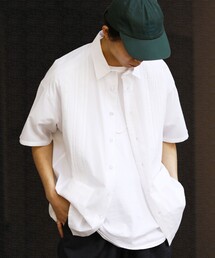 FREAK'S STORE | WEB限定 リラックスフィット ピンタックキューバシャツ(シャツ/ブラウス)