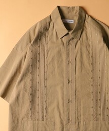 FREAK'S STORE | WEB限定 リラックスフィット ピンタックキューバシャツ(シャツ/ブラウス)