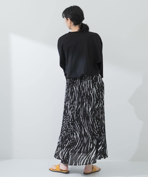 SENSE OF PLACE by URBAN RESEARCH(センスオブプレイスバイアーバンリサーチ)の「『ユニセックス』エクストラルーズTシャツ(5分袖)(Tシャツ/カットソー・メンズ・ブラック/オレンジ/ホワイト/グリーン/ライトベージュ・ONE)」の7枚目の写真