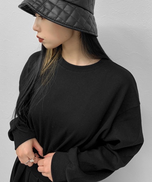 LVEU.(ラブユ.)の「Sweat skirt setup / スウェットスカートセットアップ(セットアップ・レディース・ブラック・FREE)」の14枚目の写真
