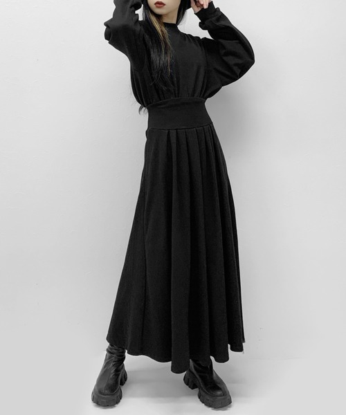 LVEU.(ラブユ.)の「Sweat skirt setup / スウェットスカートセットアップ(セットアップ・レディース・ブラック・FREE)」の11枚目の写真