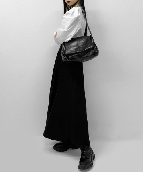 LVEU.(ラブユ.)の「Sweat skirt setup / スウェットスカートセットアップ(セットアップ・レディース・ブラック・FREE)」の7枚目の写真