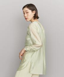 BEAUTY&YOUTH UNITED ARROWS | BY セルロースブレンド ヨークギャザー シャツ -ウォッシャブル-(シャツ/ブラウス)