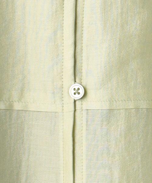 BEAUTY&YOUTH UNITED ARROWS(ビューティーアンドユースユナイテッドアローズ)の「BY セルロースブレンド ヨークギャザー シャツ -ウォッシャブル-(シャツ/ブラウス・レディース・オフホワイト/ベージュ/ライム・FREE)」の22枚目の写真