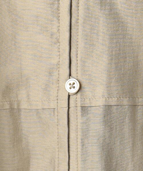 BEAUTY&YOUTH UNITED ARROWS(ビューティーアンドユースユナイテッドアローズ)の「BY セルロースブレンド ヨークギャザー シャツ -ウォッシャブル-(シャツ/ブラウス・レディース・オフホワイト/ベージュ/ライム・FREE)」の15枚目の写真