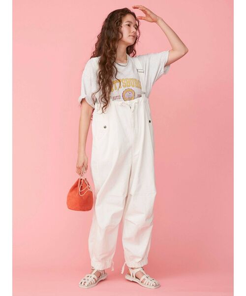 Ungrid（アングリッド）の「リアルスウェード巾着BAG（ハンドバッグ・レディース・ピンク/オレンジ/グリーン/ブルー/ベージュ・FREE）」の15枚目の写真