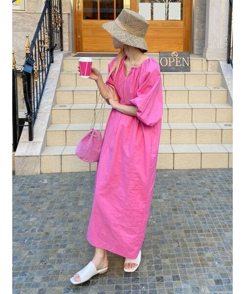 Ungrid（アングリッド）の「リアルスウェード巾着BAG（ハンドバッグ・レディース・ピンク/オレンジ/グリーン/ブルー/ベージュ・FREE）」の22枚目の写真