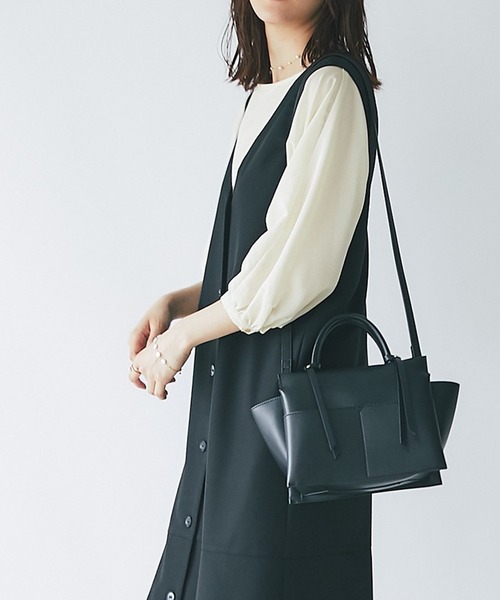 un dix cors(アンディコール)の「高見え 軽量ミニショルダー(ショルダーバッグ・レディース・アイボリー/ミント/ベージュ/ブラック・FREE)」の18枚目の写真