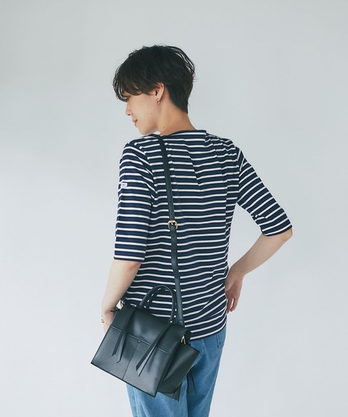 un dix cors(アンディコール)の「高見え 軽量ミニショルダー(ショルダーバッグ・レディース・アイボリー/ミント/ベージュ/ブラック・FREE)」の14枚目の写真