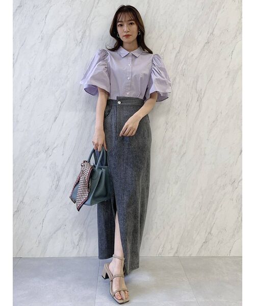 dazzlin（ダズリン）の「スリムストラップサンダル（サンダル・レディース・ベージュ/ラベンダー/キャメル・SMALL/MEDIUM/LARGE）」の4枚目の写真