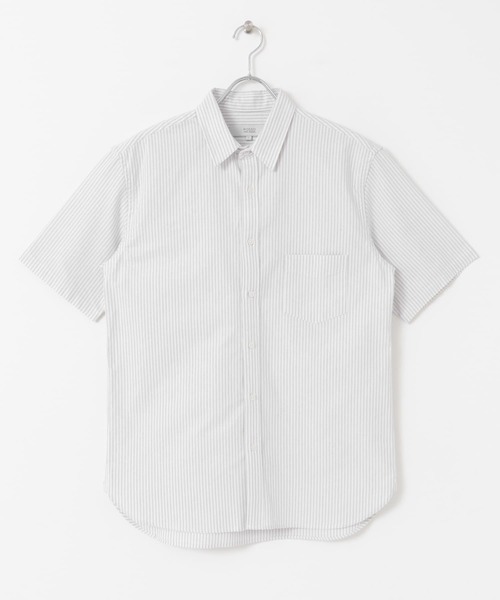 URBAN RESEARCH ROSSO MEN(アーバンリサーチロッソメン)の「『XLサイズあり』『抗菌/防臭』ハイパフォーマンスオックス半袖シャツ(シャツ/ブラウス・メンズ・ホワイト/ライトブルー/ブラック/グレー/グレー系その他/ネイビー/ストライプ・SMALL/MEDIUM/LARGE/X-LARGE)」の15枚目の写真