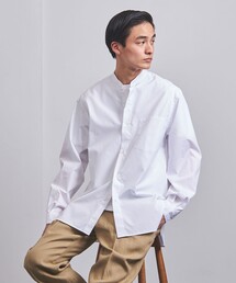 UNITED ARROWS | ＜UNITED ARROWS＞ トーマスメイソン ポプリン バンドカラーシャツ(シャツ/ブラウス)