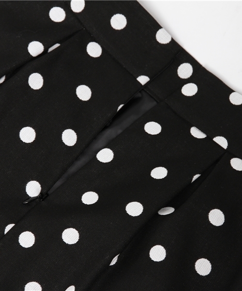 La TOTALITE（ラトータリテ）の「ニジュウオリドットスカート。（スカート・レディース・ブラック/ホワイト・36/38）」の9枚目の写真