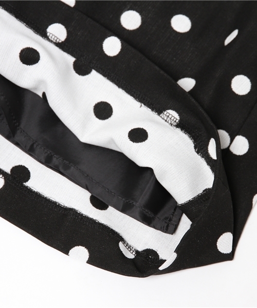 La TOTALITE（ラトータリテ）の「ニジュウオリドットスカート。（スカート・レディース・ブラック/ホワイト・36/38）」の10枚目の写真