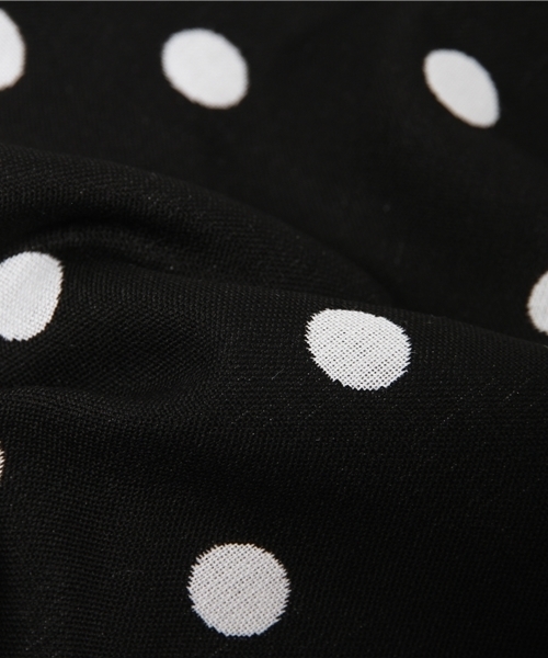 La TOTALITE（ラトータリテ）の「ニジュウオリドットスカート。（スカート・レディース・ブラック/ホワイト・36/38）」の11枚目の写真