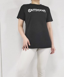 UV鹿の子メッシュロゴプリントTシャツ