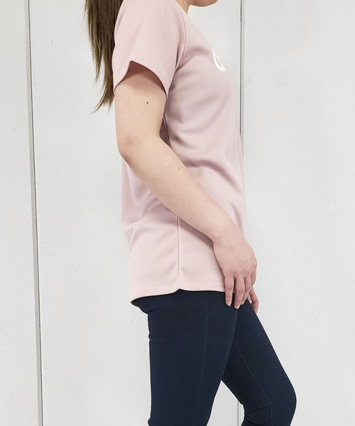 OUTDOOR PRODUCTS（アウトドアプロダクツ）の「UV鹿の子メッシュロゴプリントTシャツ（Tシャツ/カットソー・レディース・ピンク/ラベンダー/ブラック/ミント/オフホワイト・LL/M/3L/L）」の16枚目の写真
