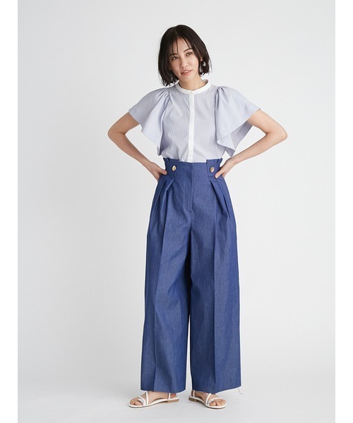 CELFORD（セルフォード）の「メタル釦ワイドパンツ（その他
