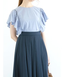 Te chichi | ハシゴレースラッフルスリーブブラウス(シャツ/ブラウス)