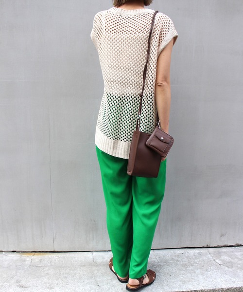 MLI'A(エムリア)の「BIGメッシュベスト(ベスト・レディース・ブラック/ブラウン/ナチュラル・M)」の18枚目の写真