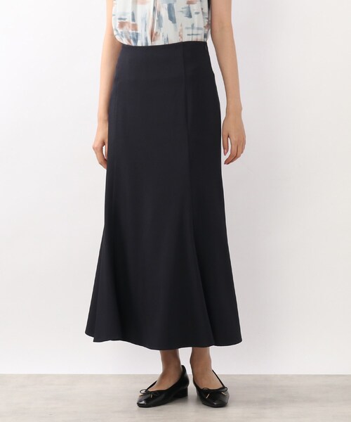 DRESKIP（ドレスキップ）の「◆後ろレ－スアップマーメイドスカート（スカート・レディース・ナチュラル/ネイビー/サックスブルー・04/02/03）」の4枚目の写真