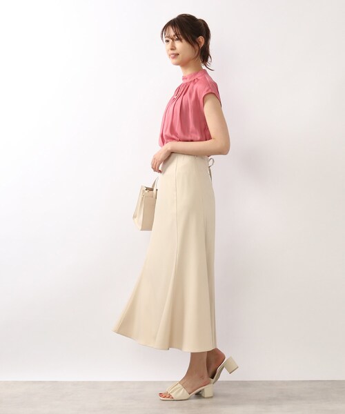 DRESKIP（ドレスキップ）の「◆後ろレ－スアップマーメイドスカート（スカート・レディース・ナチュラル/ネイビー/サックスブルー・04/02/03）」の15枚目の写真