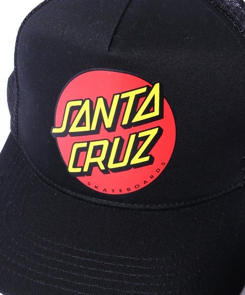 SANTA CRUZ（サンタクルーズ）の「SANTACRUZ/サンタクルーズ Classic Dot Mesh Trucker High Profile Hat メッシュキャップ（キャップ・メンズ・ホワイト×ブラック/ブラック×ブラック・FREE）」の6枚目の写真