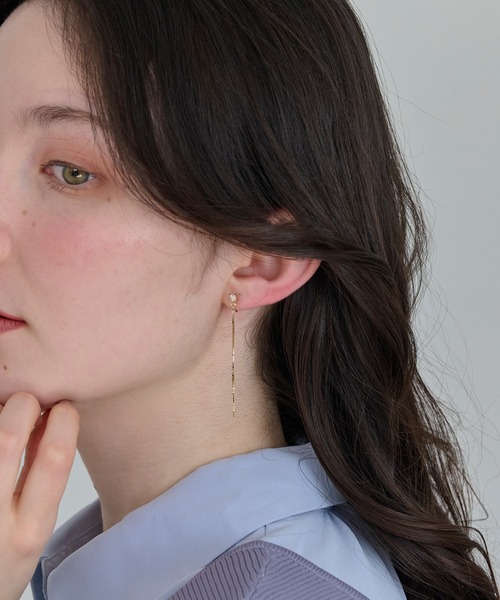 Phoebe(フィービィー)の「2wayベーシックパールエレガントイヤリング(イヤリング・レディース・ピンクゴールド/イエローゴールド/ゴールド系1・FREE)」の15枚目の写真