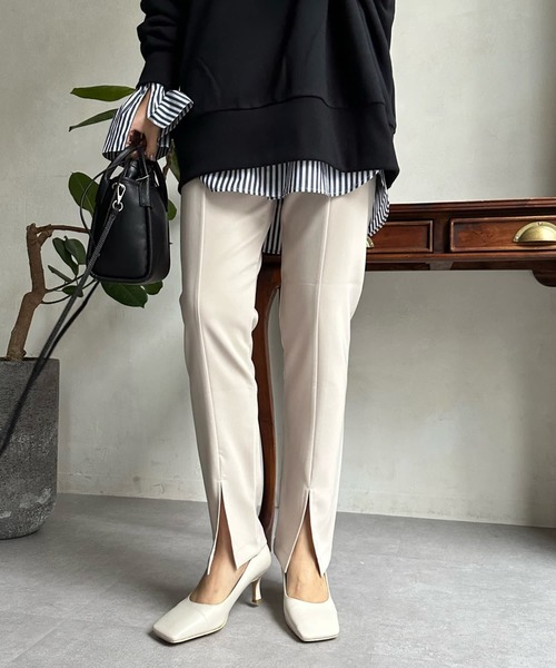 DouDou（ドゥドゥ）の「【WEB限定】パギンス（その他パンツ・レディース・ブラック/モカ/グレイッシュベージュ・FREE）」の3枚目の写真