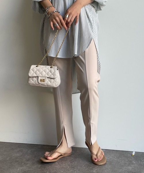 DouDou（ドゥドゥ）の「【WEB限定】パギンス（その他パンツ・レディース・ブラック/モカ/グレイッシュベージュ・FREE）」の20枚目の写真