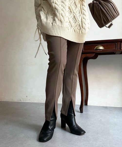 DouDou（ドゥドゥ）の「【WEB限定】パギンス（その他パンツ・レディース・ブラック/モカ/グレイッシュベージュ・FREE）」の9枚目の写真