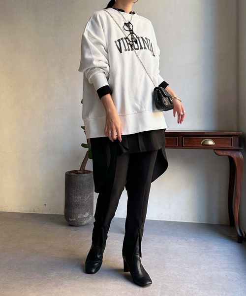 DouDou（ドゥドゥ）の「【WEB限定】パギンス（その他パンツ・レディース・ブラック/モカ/グレイッシュベージュ・FREE）」の7枚目の写真