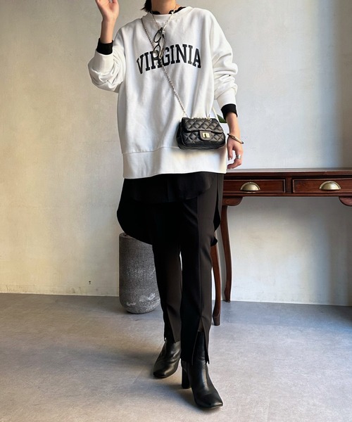 DouDou（ドゥドゥ）の「【WEB限定】パギンス（その他パンツ・レディース・ブラック/モカ/グレイッシュベージュ・FREE）」の6枚目の写真