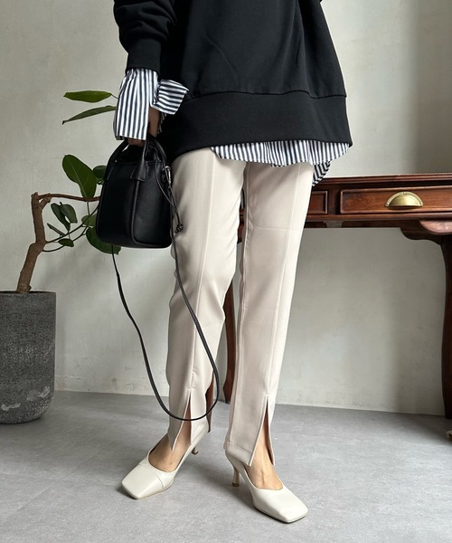 DouDou（ドゥドゥ）の「【WEB限定】パギンス（その他パンツ・レディース・ブラック/モカ/グレイッシュベージュ・FREE）」の13枚目の写真