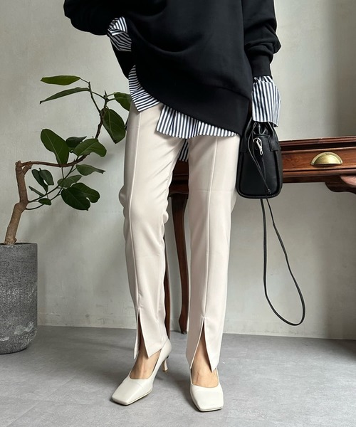 DouDou（ドゥドゥ）の「【WEB限定】パギンス（その他パンツ・レディース・ブラック/モカ/グレイッシュベージュ・FREE）」の12枚目の写真