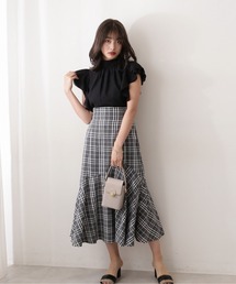 PROPORTION BODY DRESSING | サッカーチェックマーメイドスカート / 1212220603(スカート)