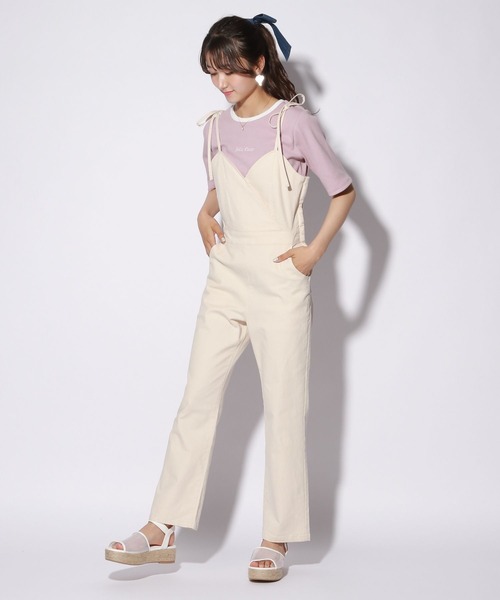 repipi armario(レピピ アルマリオ)の「カタリボンサロペット(サロペット/オーバーオール・キッズ・インディゴブルー/アイボリー/モカ・SMALL/MEDIUM/LARGE)」の6枚目の写真