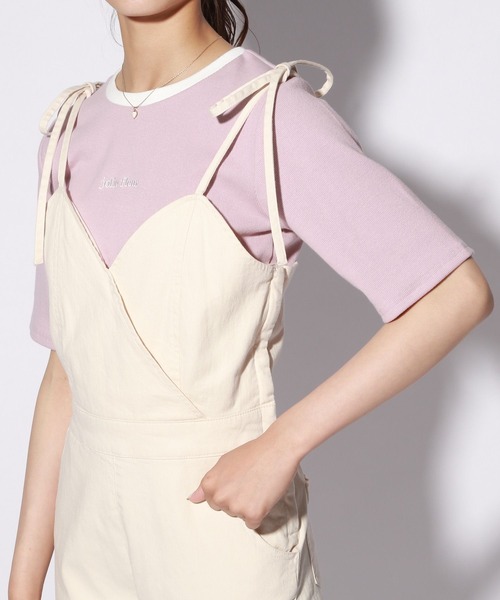 repipi armario(レピピ アルマリオ)の「カタリボンサロペット(サロペット/オーバーオール・キッズ・インディゴブルー/アイボリー/モカ・SMALL/MEDIUM/LARGE)」の17枚目の写真